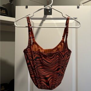 Animal Print Corset